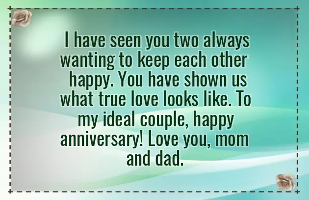 Wedding Day Wishes To Mom And Dad