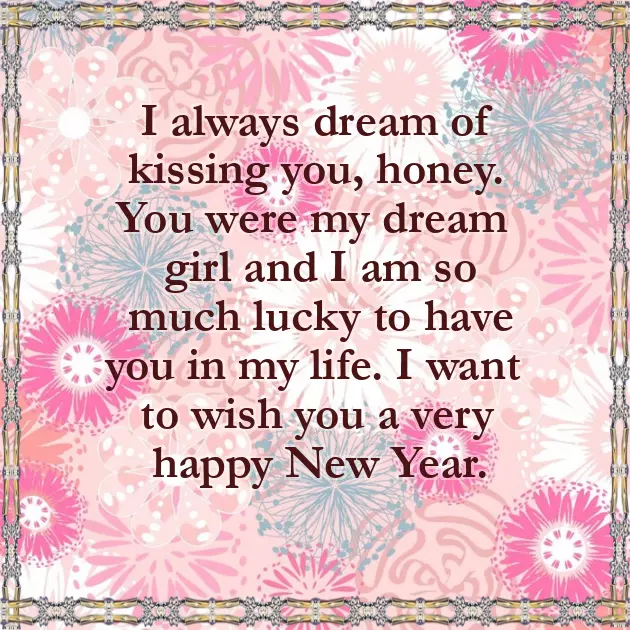 Happy New Year Wishes For Girlfriend