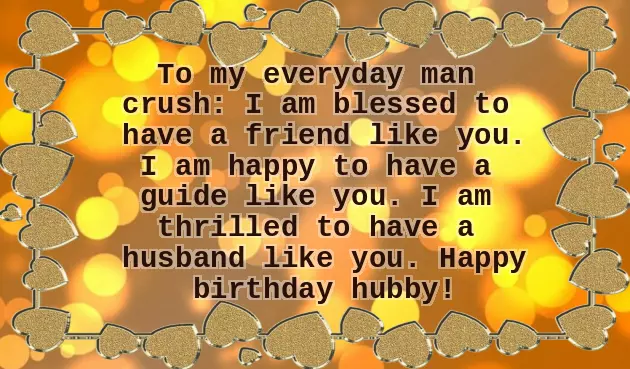 Happy Birthday For Husband Wishes