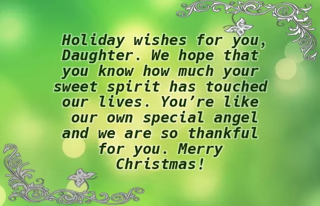 Christmas Greetings For Daughter Christmas Greetings For Daughter