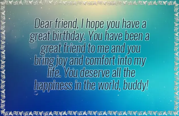 Happy Birthday Wish Friend Boy Happy Birthday Wish Friend Boy