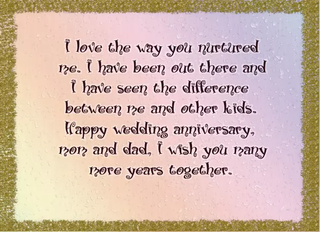 Happy Anniversary Wishes To My Mom And Dad