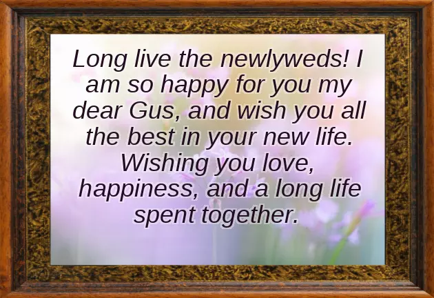 Wishing You All The Best On Your Wedding Day