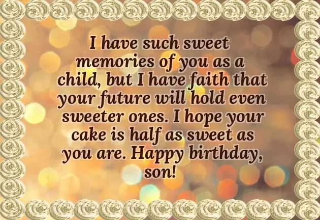 Unique Birthday Wishes For Son