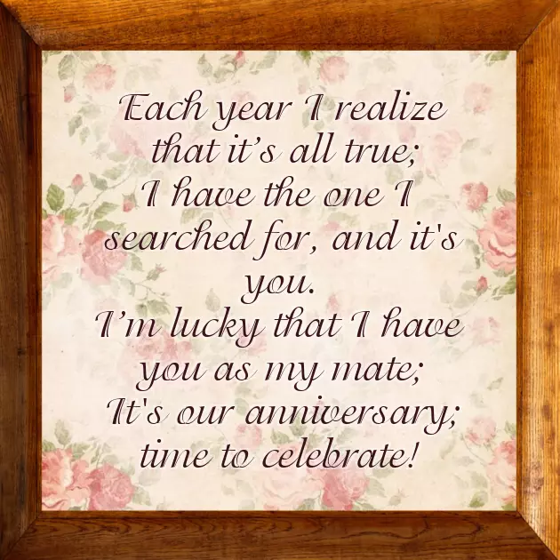 Happy Wedding Anniversary To My Wife