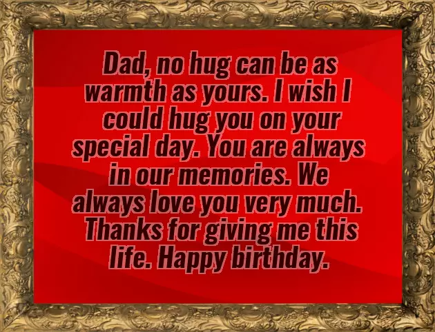 Birthday Quotes In Heaven For Dad