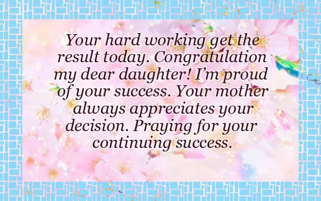 College Graduation Message To Daughter