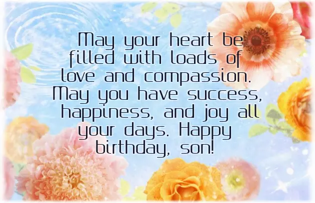Happy Birthday Quotes To Son From Father