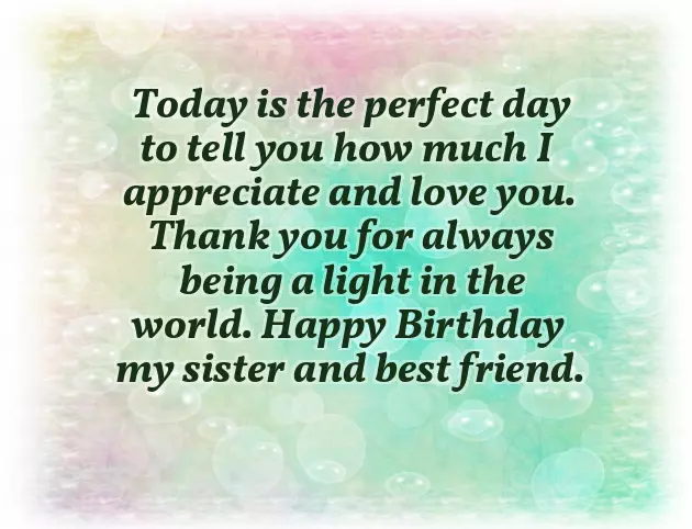 Birthday Thoughts For Sister Birthday Thoughts For Sister