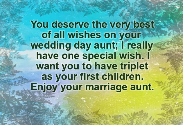Wedding Wishes For Aunt Wedding Wishes For Aunt