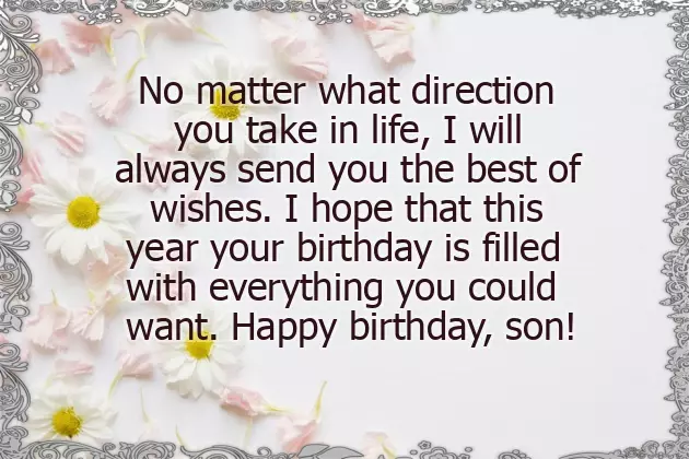 Special Words For Son On His Birthday Special Words For Son On His Birthday