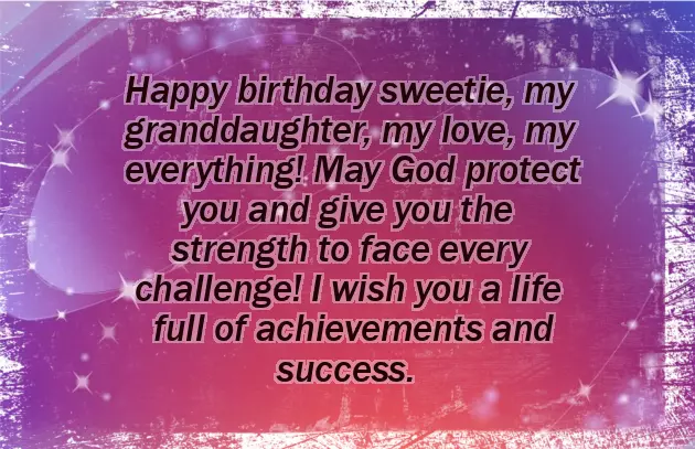 Happy Birthday Sweet Granddaughter Happy Birthday Sweet Granddaughter