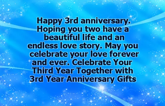 3Rd Year Anniversary Gift 3Rd Year Anniversary Gift