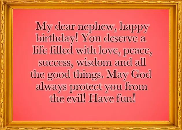 Happy Birthday Nephew In Law Happy Birthday Nephew In Law