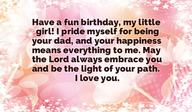 My Little Girl Birthday Wishes My Little Girl Birthday Wishes
