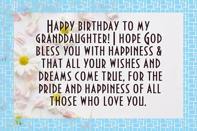 Happy Birthday Great Granddaughter Verses Happy Birthday Great Granddaughter Verses