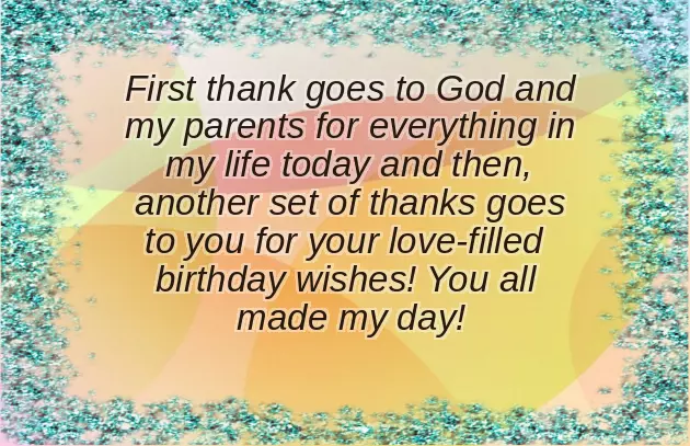 Facebook Birthday Wishes Thank You Facebook Birthday Wishes Thank You