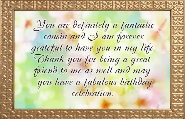 Birthday Wish For My Cousin Birthday Wish For My Cousin