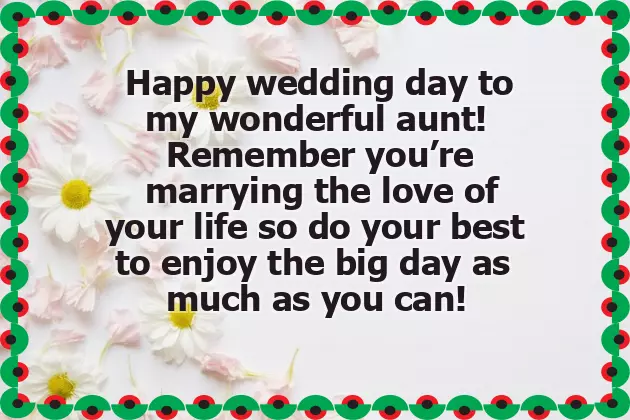 Wedding Wishes For Aunt Wedding Wishes For Aunt
