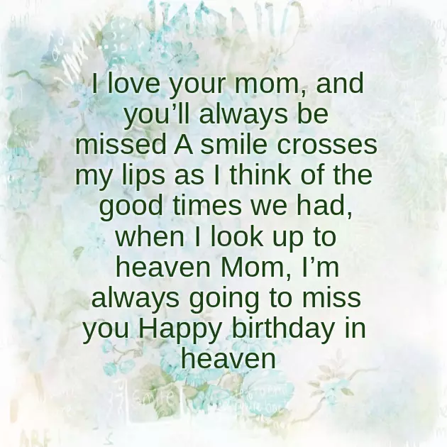 Birthday Wishes To Mum In Heaven Birthday Wishes To Mum In Heaven