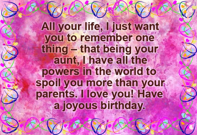 Birthday Wishes For Your Aunt Birthday Wishes For Your Aunt