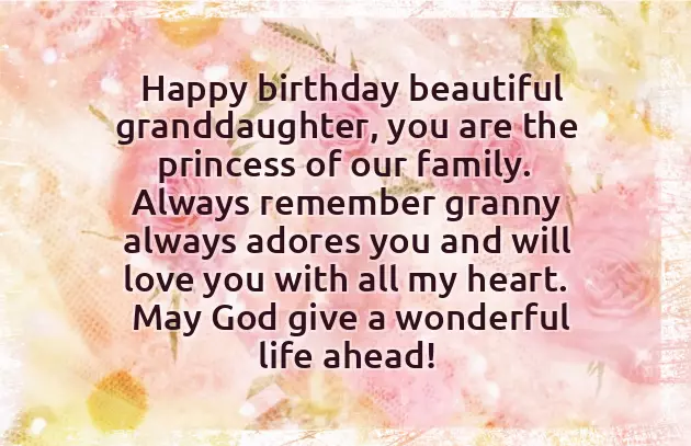 Happy Birthday Sweet Granddaughter Happy Birthday Sweet Granddaughter