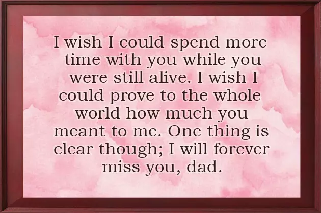 Message For Father Died Message For Father Died