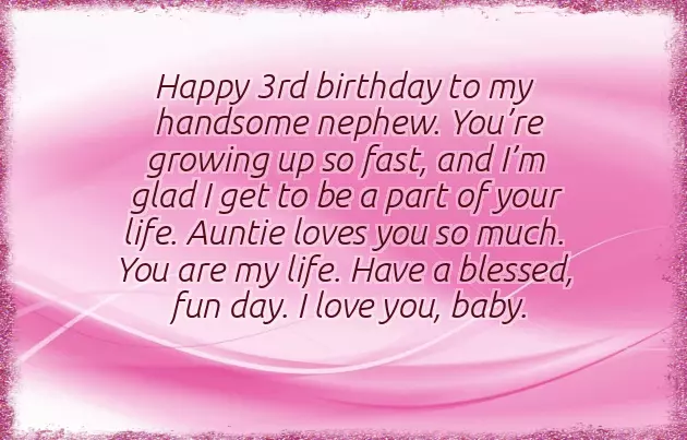 Birthday Wishes For Nephew 3 Year Old Birthday Wishes For Nephew 3 Year Old