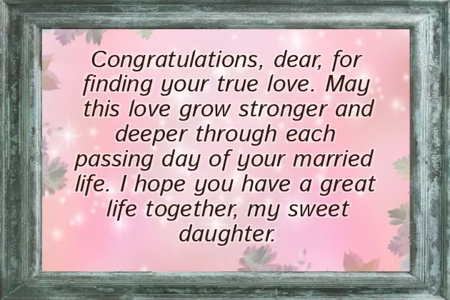 Congratulations For Your Daughter Wedding Congratulations For Your Daughter Wedding