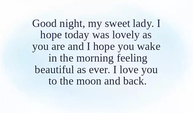 My Love Good Night My Love Good Night