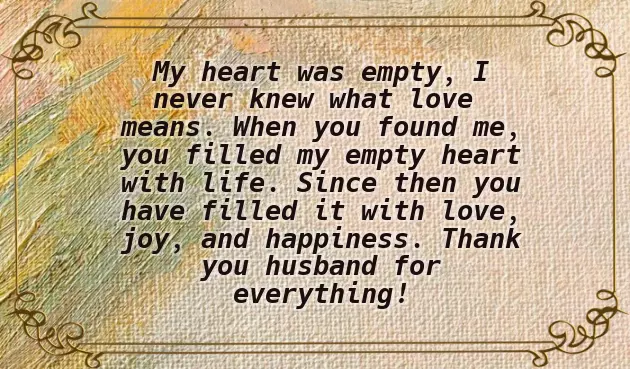 Thank You Note For Birthday Wishes To Husband Thank You Note For Birthday Wishes To Husband