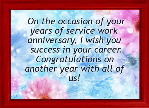 Congratulations Years Of Service Congratulations Years Of Service
