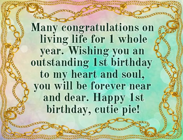 1St Year Birthday Wishes For Girl Baby 1St Year Birthday Wishes For Girl Baby
