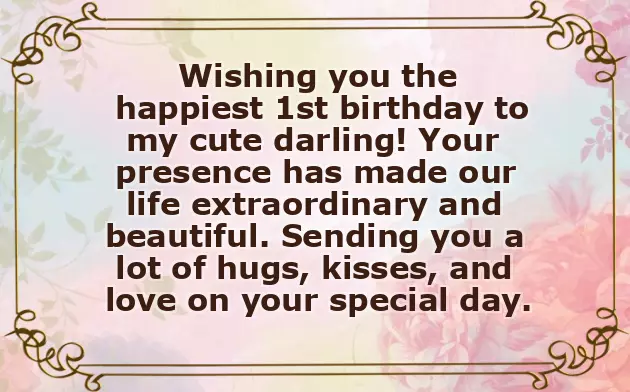 1St Year Birthday Wishes For Girl Baby 1St Year Birthday Wishes For Girl Baby