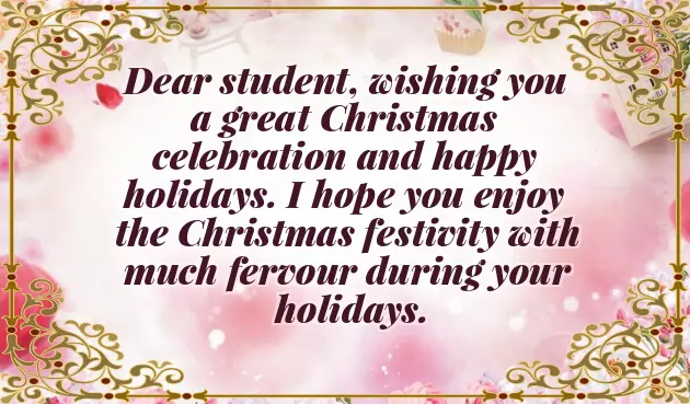 Christmas Wishes To Students Christmas Wishes To Students