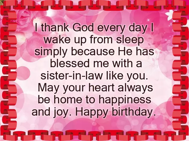 Birthday Msg To Sister In Law Birthday Msg To Sister In Law