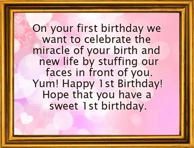 1St Birthday Girl Quotes 1St Birthday Girl Quotes