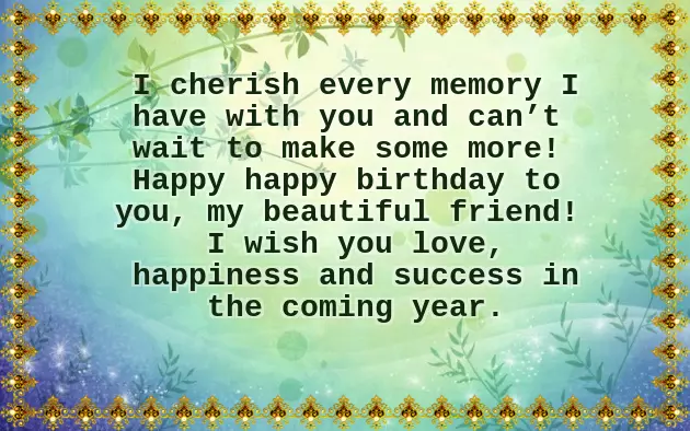 Birthday Message To A Girl Best Friend Birthday Message To A Girl Best Friend