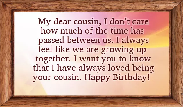 Birthday Wish For My Cousin Birthday Wish For My Cousin