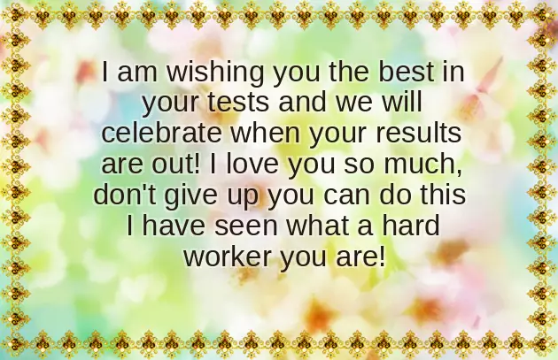 Best Wishes For Exam In English Best Wishes For Exam In English