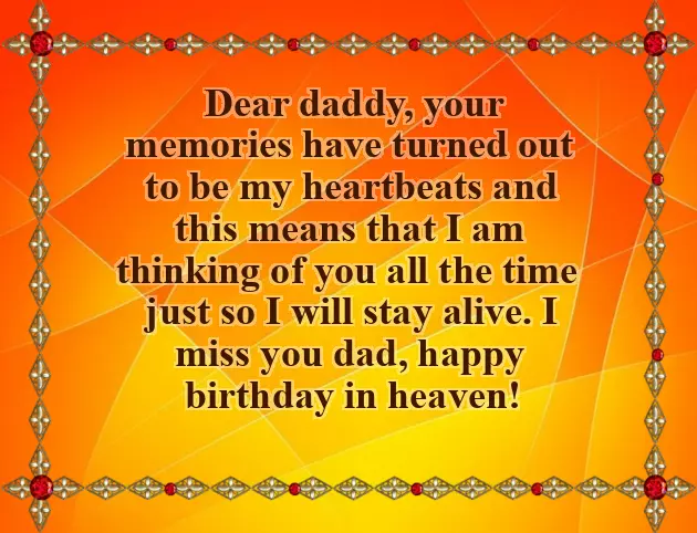 Birthday Greeting For Father In Heaven Birthday Greeting For Father In Heaven
