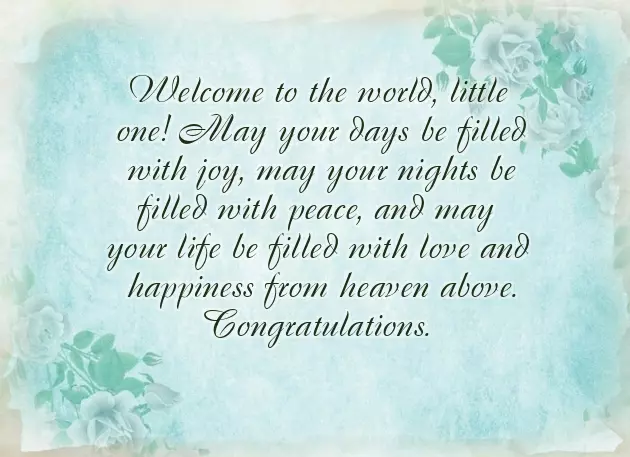 New Baby Wishes Girl New Baby Wishes Girl