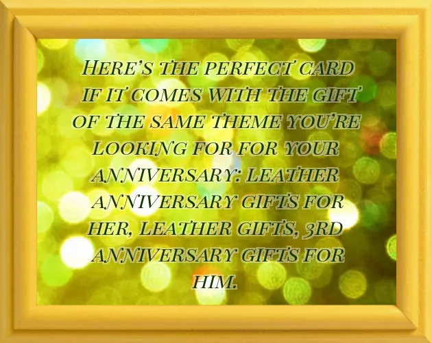 3Rd Year Anniversary Gift 3Rd Year Anniversary Gift