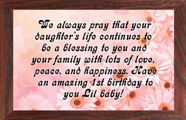 1St Year Birthday Wishes For Girl Baby 1St Year Birthday Wishes For Girl Baby