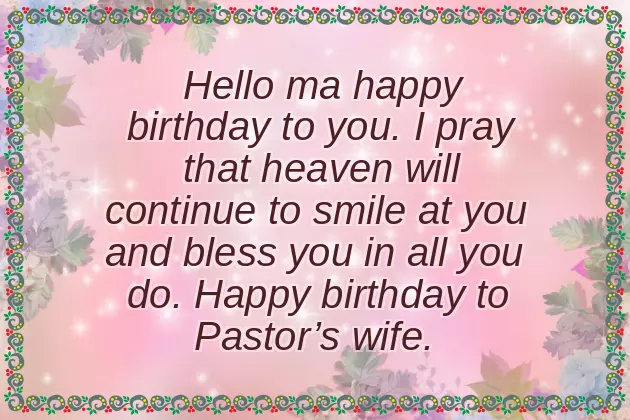 Birthday Greetings To Pastors Wife Birthday Greetings To Pastors Wife