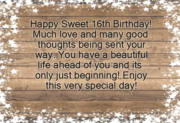 Happy 16Th Birthday Wishes Happy 16Th Birthday Wishes
