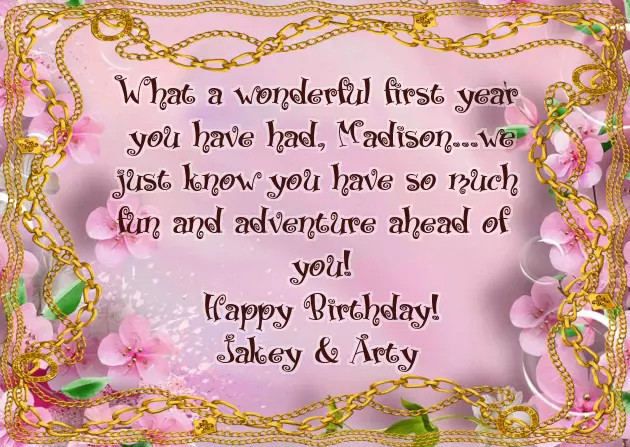 Happy Birthday Madison Happy Birthday Madison