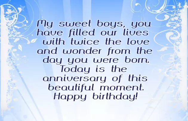 Birthday Wishes For Twins Baby Girl Birthday Wishes For Twins Baby Girl