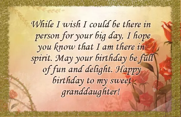 Happy Birthday To My Wonderful Granddaughter Happy Birthday To My Wonderful Granddaughter