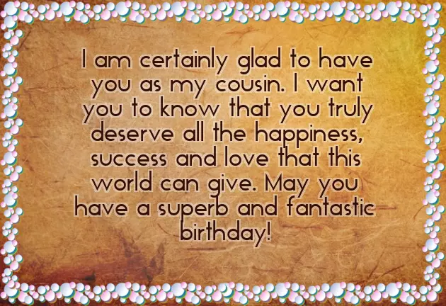Birthday Wish For My Cousin Birthday Wish For My Cousin
